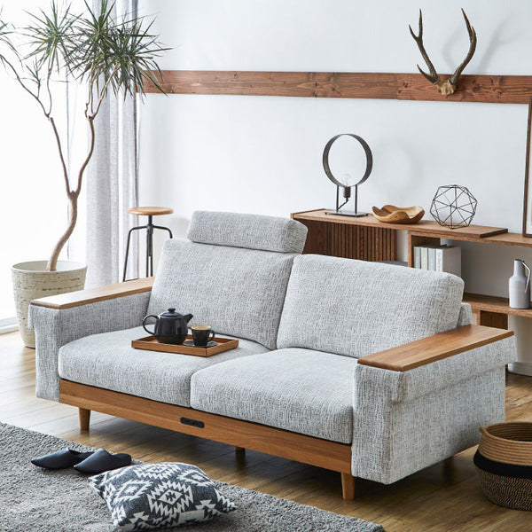 イメージは3人掛けサイズとなっております #ダークグレー