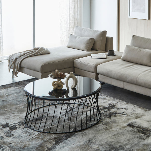 ヒートソーク加工を施した安全な強化ガラス仕様。※100％破損しない事を保障するものではございません。 #ブラック