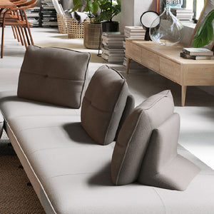 アルフレード背クッション／ロータイプ／ハイタイプ #PLT111 プラチナグレー（プライムレザーテックス） #ロータイプ