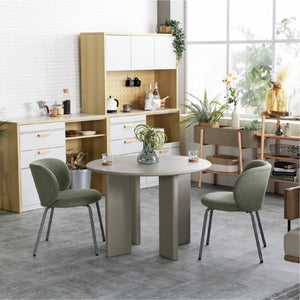 ブレッツ ダイニングチェア #ビスケット #ブラック脚