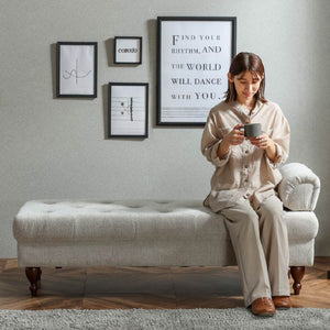 プール 2人掛けベンチ #ライトベージュ