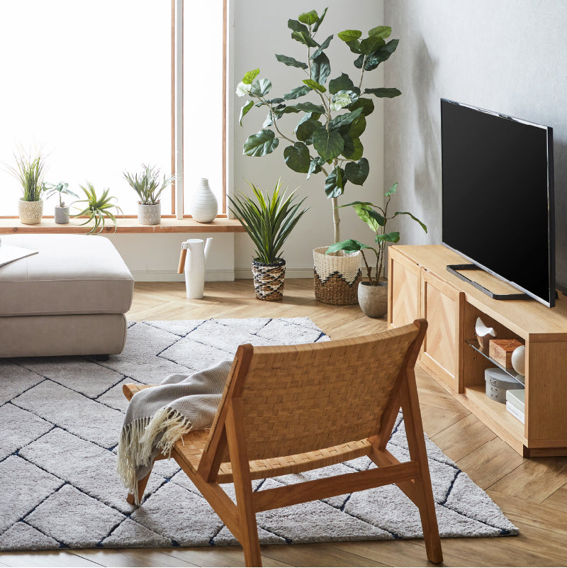 TVボード　150cm幅 テレビボード 通販 ｜木目調ローボード・大量収納・省スペース