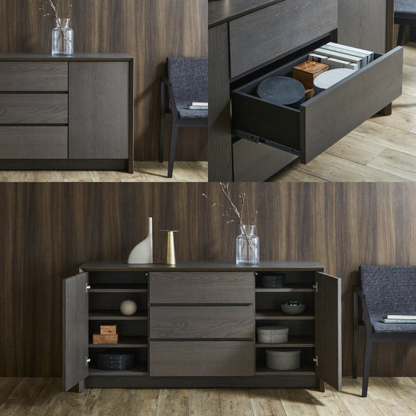 ザウス サイドボード 幅150cm ブラック #Default Title