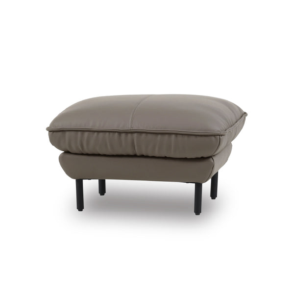 バスカロ　オットマン #SILT24 スレートグレー（シルキーレザーテックス）