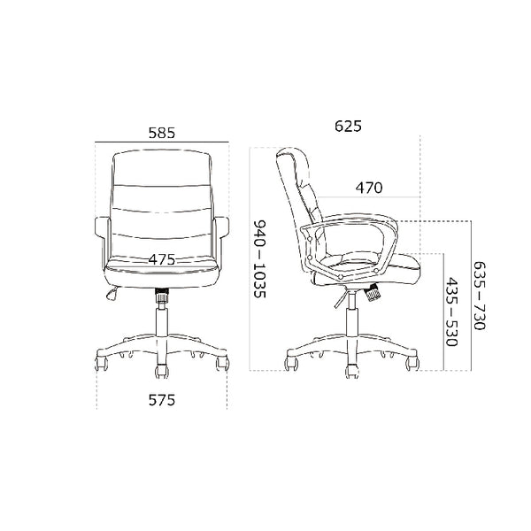 ドーミーIV ワーキング チェア #ブラウン