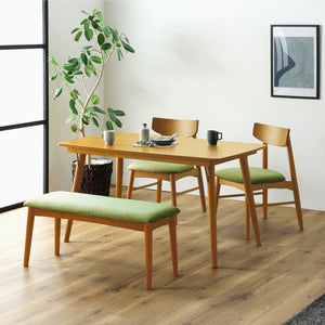 ソックス ダイニングテーブル 幅140cm 北欧テイスト #オーク