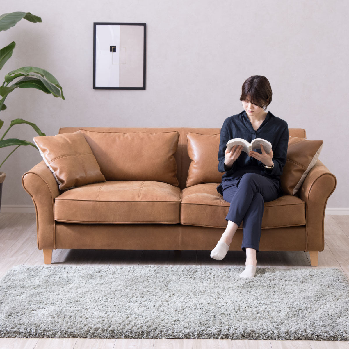 カザル 3人掛けソファ 幅198cm ｜関家具公式通販サイト