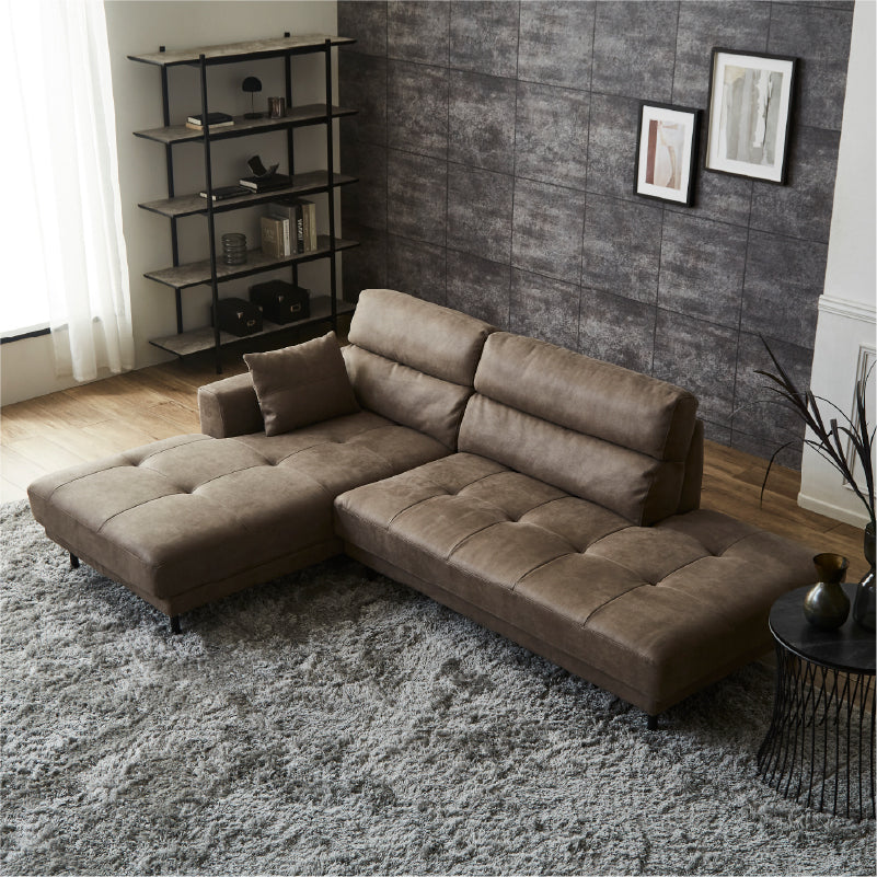 展示品■モダンデザイン■ファブリック■カウチソファ■フェザークッション付き■ ソファメーカーのフェザークッション(FORMAX) | フォルマックス(formax