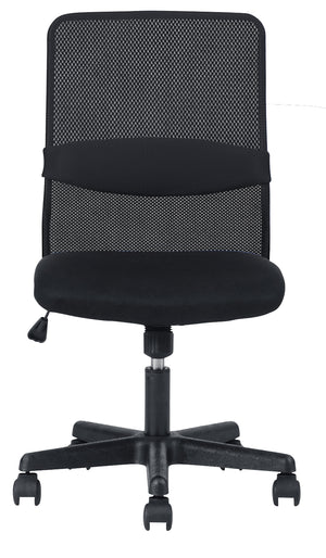 ランバーメッシュ オフィスチェア 肘無 #ブラック