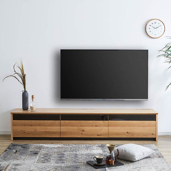 レンジⅡ テレビボード 幅220cm #オーク