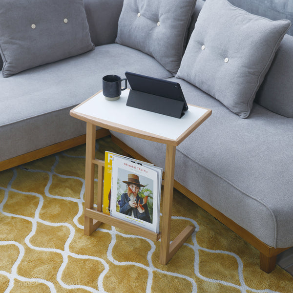 ミルファⅢ サイドテーブル #ホワイト