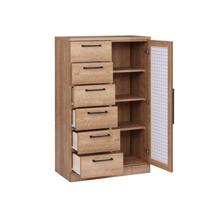 ファースト キャビネット #ウォールナット/ブラック #幅80cm