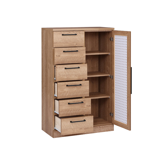 ファースト キャビネット #ウォールナット/ブラック #幅80cm