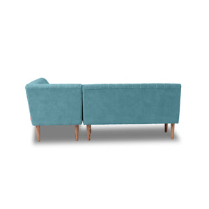 ソルナ　LDソファ　幅187cm #LT01 キャメル（レザーテックス アニリン） #左カウチ