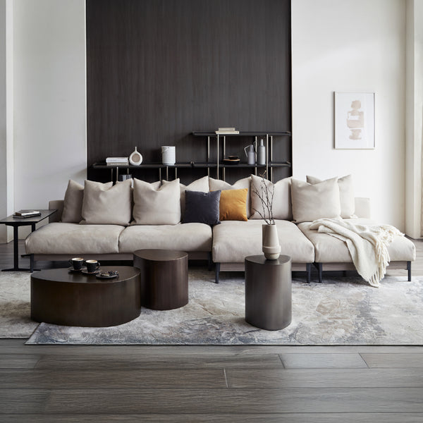 シリーズで組み合わせて、自由なレイアウトが可能。 #PLT101 ブルースター（プライムレザーテックス）