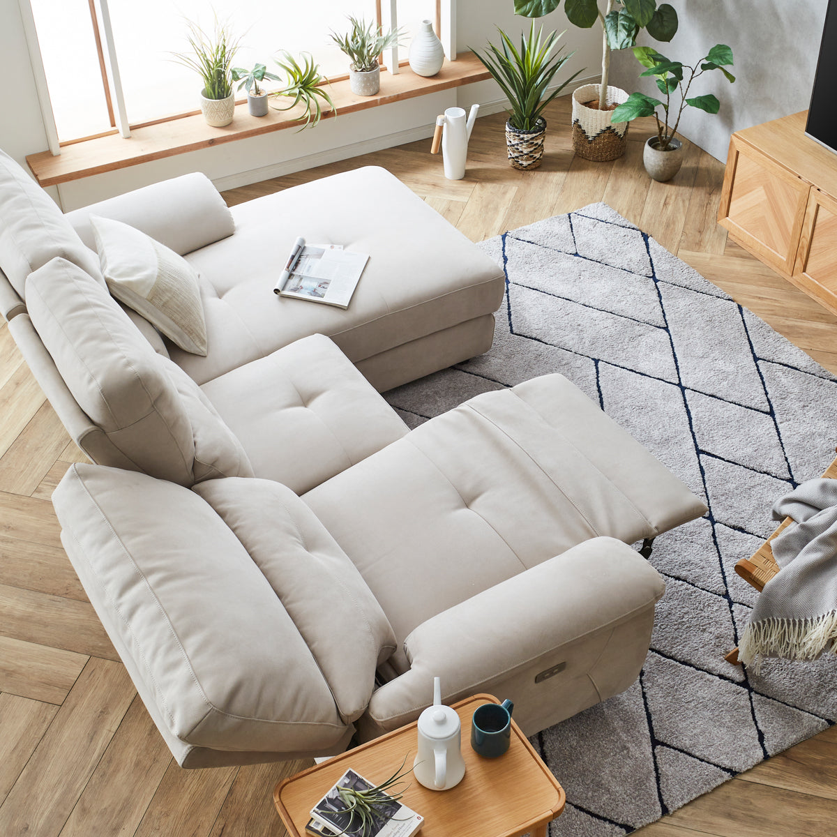 ドラゴ 左スモールカウチソファ 幅219cm ｜関家具公式通販サイト 関家具