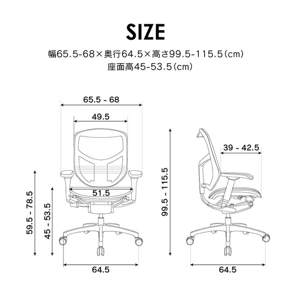 【数量限定】  エルゴヒューマン エンジョイⅡ ロータイプ #ブラック×ブラック