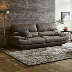 トレビソをモチーフに、座りを少し硬くしダブルステッチを追加。ランバーサポートの形状も変更しています。 #PLT113 モードグレー（プライムレザーテックス）