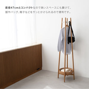 ラプテ ハンガー ラック #オーク×ホワイト #Sサイズ