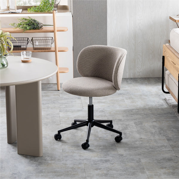 ブレッツ デスクチェア #ビスケット #ブラック脚