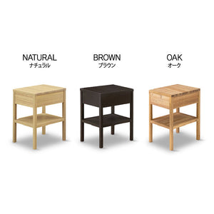 カスト ナイトテーブル #ナチュラル