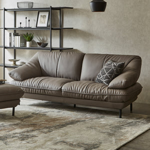 ３人掛け / SILT24スレートグレー #SILT24 スレートグレー（シルキーレザーテックス）