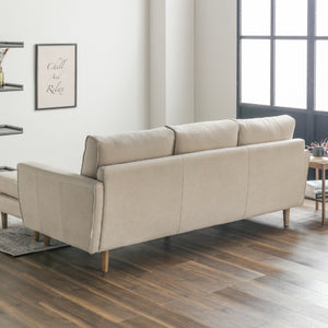 背面のデザインもこだわって作られており、どこから見ても美しい仕上がりです。 #PLT111 プラチナグレー（プライムレザーテックス）