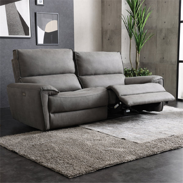 ドイツのOKIN社製リクライニング電動モーターを採用。静音性と滑らかなモーションで快適に過ごせます。 #LT01 キャメル（レザーテックス アニリン）