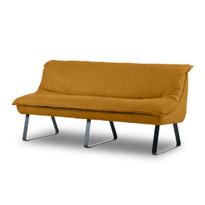 アボット　3人掛けソファ幅171cm #PLT104 ハニーレモン（プライムレザーテックス）