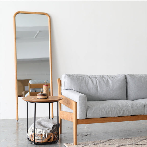 スーク スタンドミラー #ホワイト #幅40cm