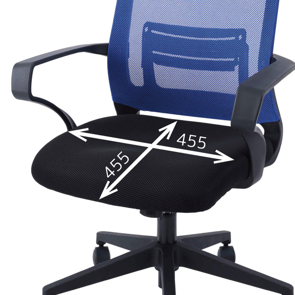 MC01 オフィスチェア ハイバック ヘッドレスト無 ランバーサポート付 #ブラック