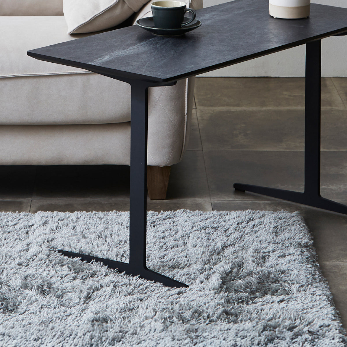 サイドテーブル　ブルドッグ黒 サイドテーブル ブルドッグ黒 【公式通販】