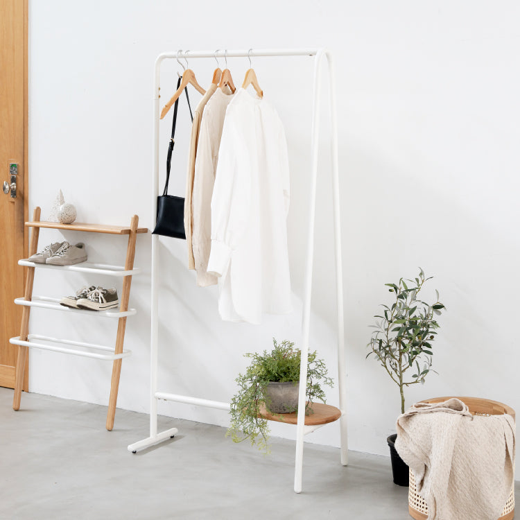 新品 関家具 newLDK SL ハンガーラック 幅80×奥行45×高さ180㎝ NOWHERE LIKE HOME 関家具 公式店 ハンガーラック ラタン オーク