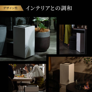 ゴミ箱 ZitA SQUARE #ホワイト