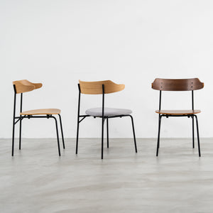 カペルⅢ ダイニングチェア #オーク/板座