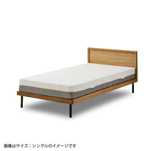 ユニック ベッドフレーム フラットタイプ #オーク #シングル #スノコ