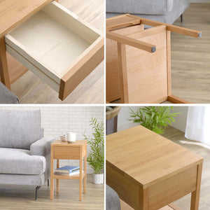 カスト ナイトテーブル #ナチュラル