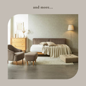 クッションの組み合わせ次第で、<br> ソファのような寛ぎまで叶えます。 #シングル #ベッドフレーム単体