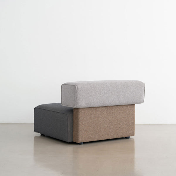 ウィムス 1人掛けソファ 幅90㎝ #グレーミックス