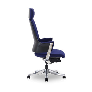 デルフィ オフィスチェア #ネイビーブルー #ハイバック