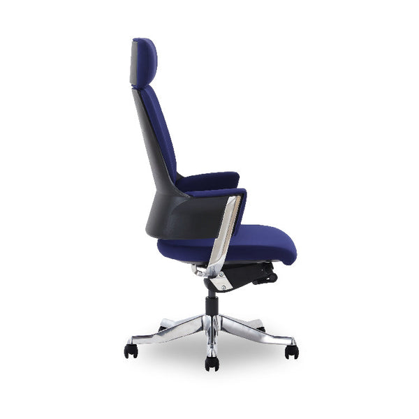 デルフィ オフィスチェア #ネイビーブルー #ハイバック