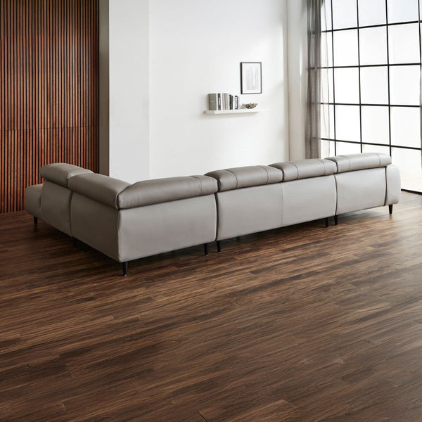 背面も同じ素材で美しくデザインされており、お部屋の中央にも違和感なく置くことができます。 #SILT21 スノーホワイト（シルキーレザーテックス） #シルキーレザーテックス