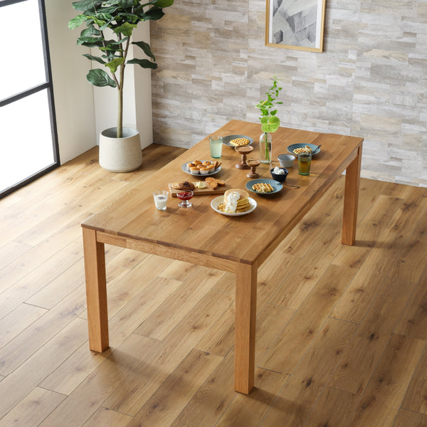 オーズ ダイニング5点ｾｯﾄ(DT幅180㎝/チェア×3脚 座面pvcアイボリー/ベンチ) #Default Title