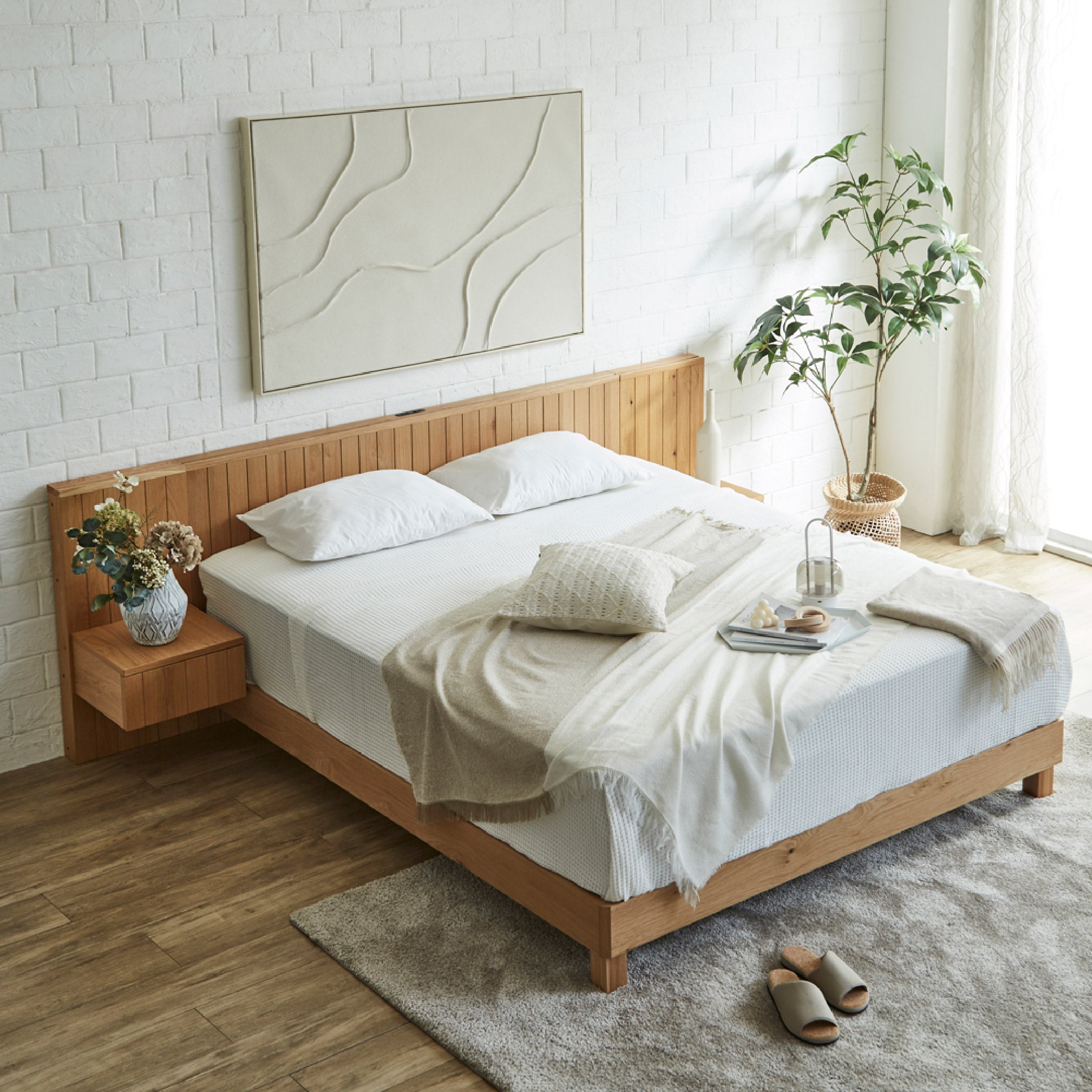 関家具　FLYMEe ノアナ NORNA BED サイドパネル　ベッドフレーム ノアナ ベッドフレーム