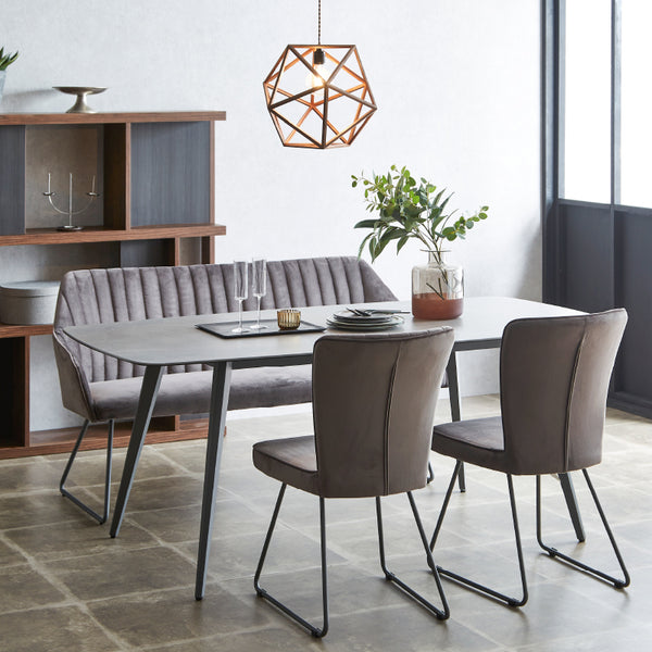 ダイニング4点セット ピエール(DT180/チェア/背付きベンチ) #Default Title