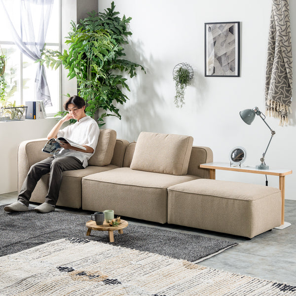 ※こちらの画像はサンドベージュです。 #サンドベージュ #ブークレ生地