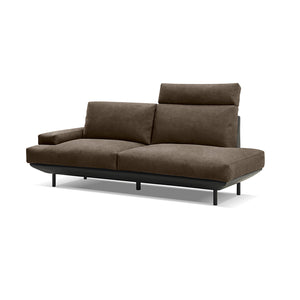 ※ヘッドレスト、アームレストは別売りです。 #PLT112 ヨーロピアングレー×ET82 ロイヤルブラック（プライムレザーテックス）