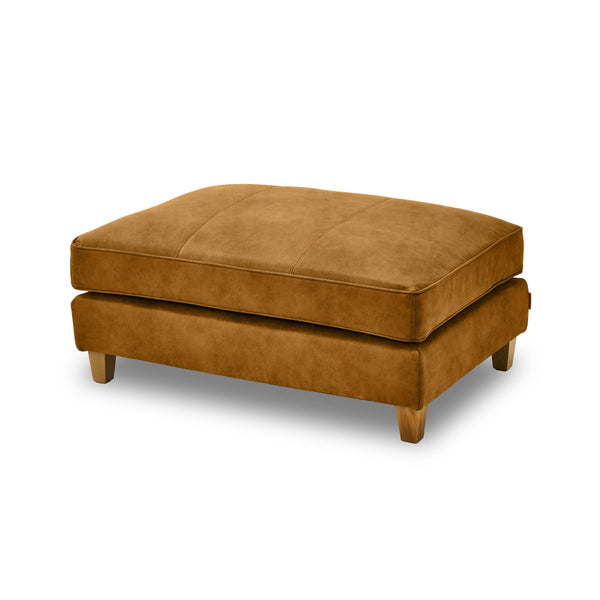 カザル　オットマン #LT01 キャメル（レザーテックス アニリン）