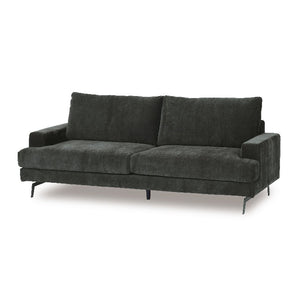 エレーナ 3人掛けソファ 幅194cm カバーリング お掃除ロボット対応 ファブリック #チャコール