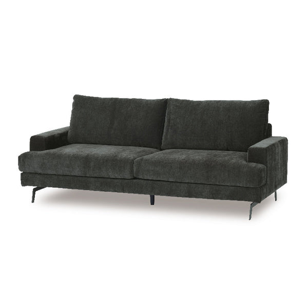 エレーナ 3人掛けソファ 幅194cm カバーリング お掃除ロボット対応 ファブリック #チャコール